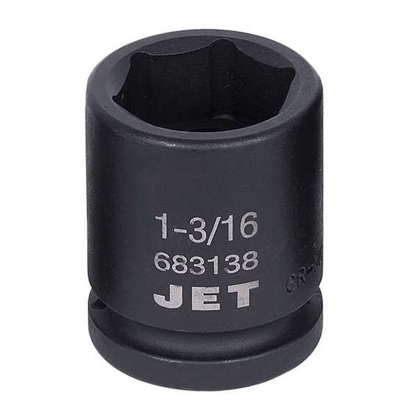 JET 3/4-in Drive x 1 3/16-in 6-Point Regular Impact Socket