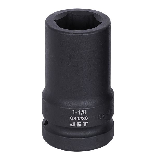 JET 1-in Drive x 1 1/8-in 6-Point Deep Impact Socket
