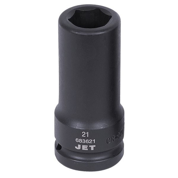 JET 3/4-in Drive x 21-mm 6-Point Deep Impact Socket