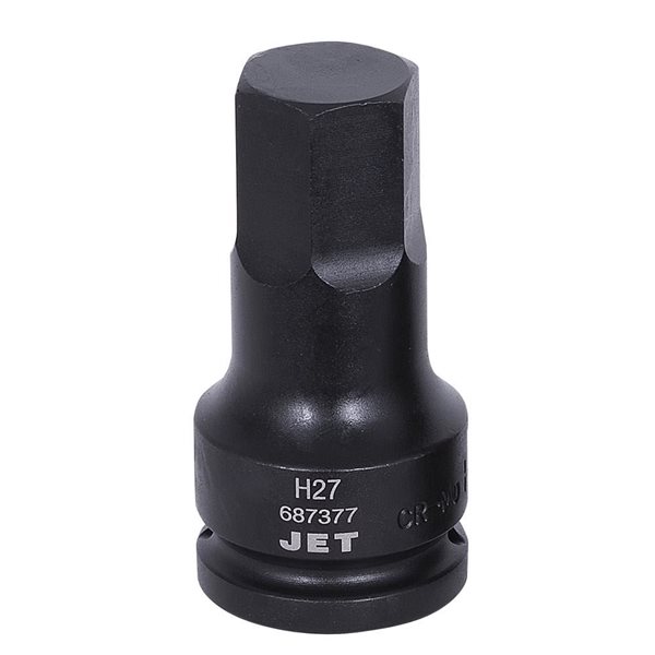 JET 3/4-in Drive x 27 mm Impact Hex Bit