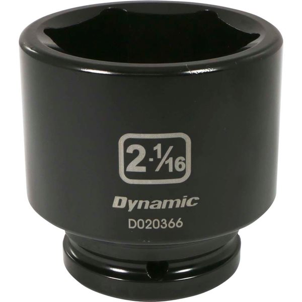 Dynamic Tools 3/4-in Drive 6-Point SAE 2-1/16-in Shallow Impact Socket