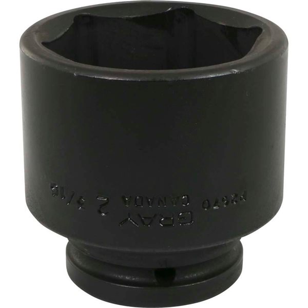 Gray Tools 2-3/16-in x 3/4-in Drive 6-Point Standard Shallow Impact Socket