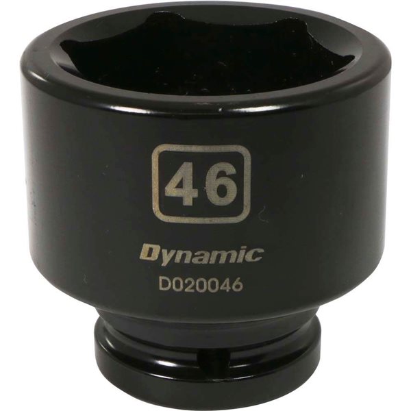 Dynamic Tools 3/4-in Drive 6-Point Metric 46 mm Shallow Impact Socket