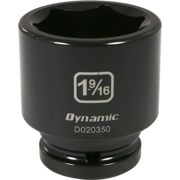 Dynamic Tools 3/4-in Drive 6-Point SAE 1-9/16-in Shallow Impact Socket