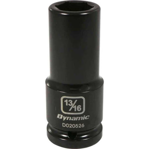 Dynamic Tools 3/4-in Drive 6-Point SAE 13/16-in Deep Length Impact Socket