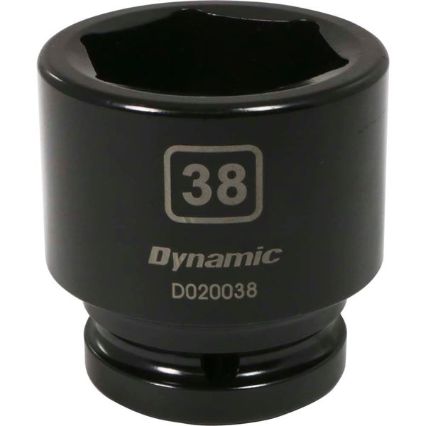 Dynamic Tools 3/4-in Drive 6-Point Metric 38 mm Shallow Impact Socket