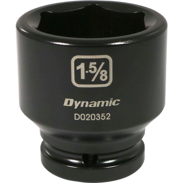 Dynamic Tools 3/4-in Drive 6-Point SAE 1-5/8-in Shallow Impact Socket
