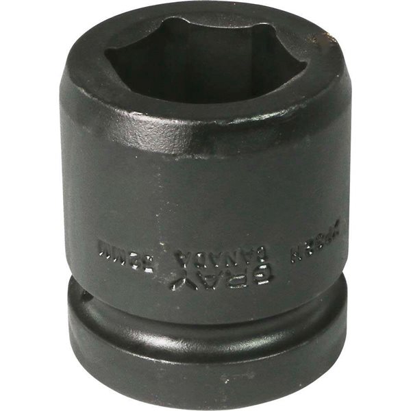 Gray Tools 32 mm x 1-in Drive 6-Point Metric Shallow Impact Socket