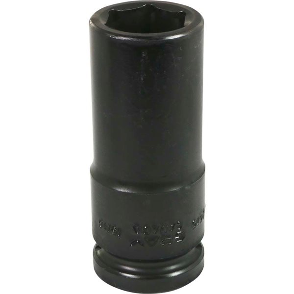 Gray Tools 15/16-in x 3/4-in Drive 6-Point Standard Deep Black Impact Socket