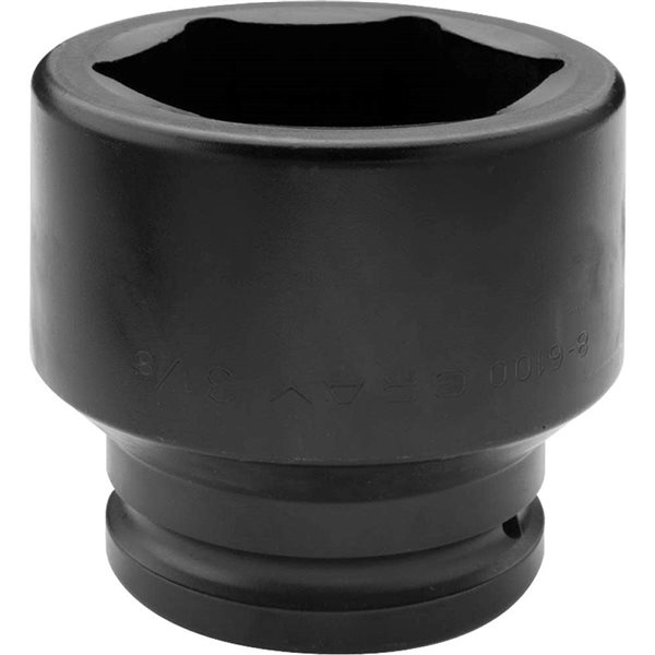 Gray Tools 3-1/8-in x 1-1/2-in Drive 6-Point Shallow Impact Socket