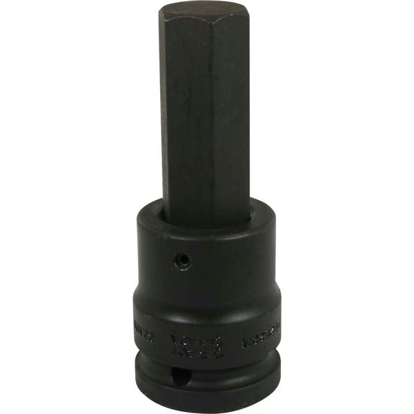 Gray Tools 22 mm x 3/4-in Drive Metric Shallow Hex Head Black Impact Socket