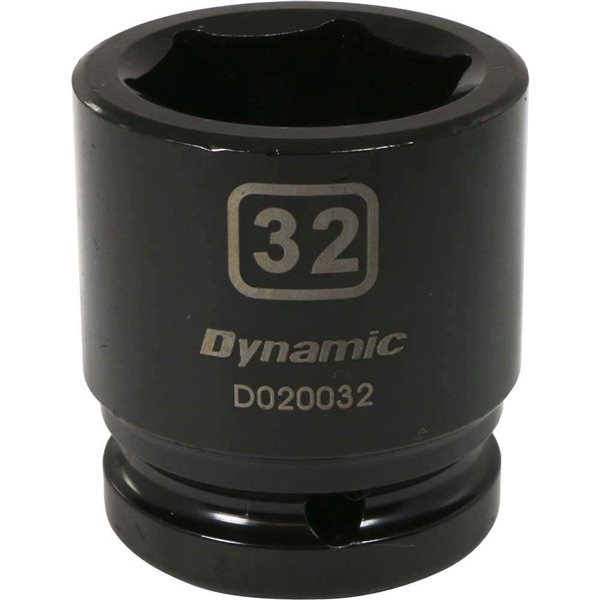 Dynamic Tools 3/4-in Drive 6-Point Metric 32 mm Shallow Impact Socket