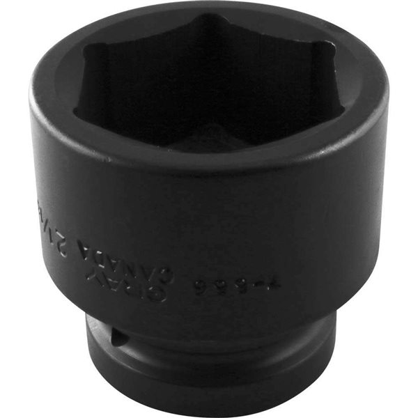 Gray Tools 2-1/16-in x 1-in Drive 6-Point SAE Shallow Impact Socket