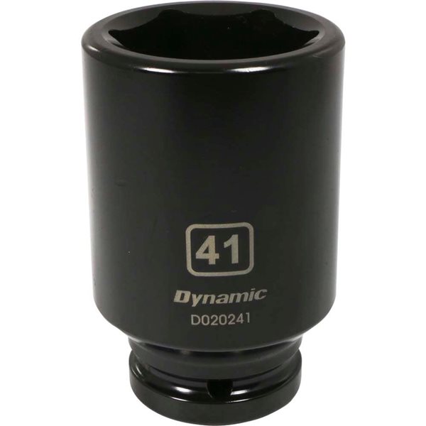 Dynamic Tools 3/4-in Drive 6-Point Metric 41 mm Deep Length Impact Socket