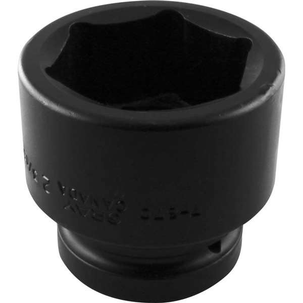 Gray Tools 2-3/16-in x 1-in Drive 6-Point SAE Shallow Impact Socket