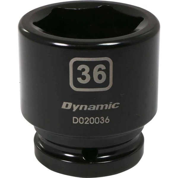 Dynamic Tools 3/4-in Drive 6-Point Metric 36 mm Shallow Impact Socket