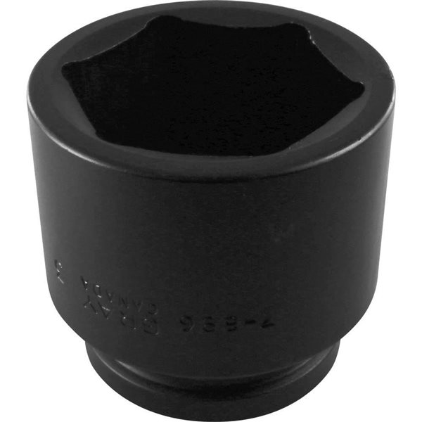 Gray Tools 3-in x 1-in Drive 6-Point SAE Shallow Impact Socket
