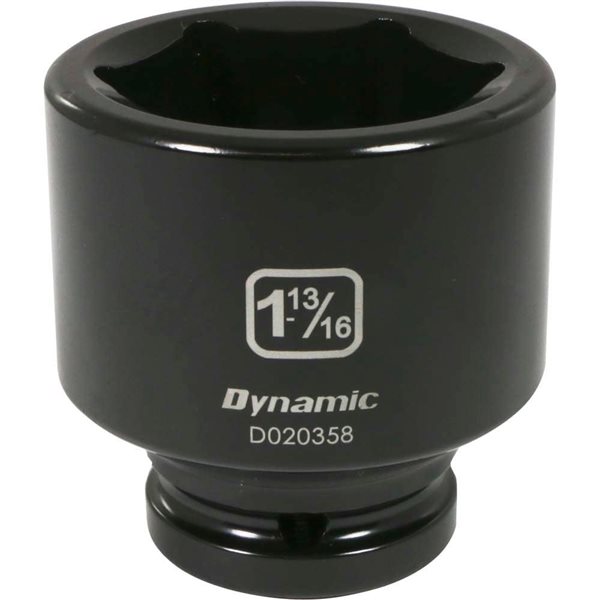 Dynamic Tools 3/4-in Drive 6-Point SAE 1-13/16-in Shallow Impact Socket