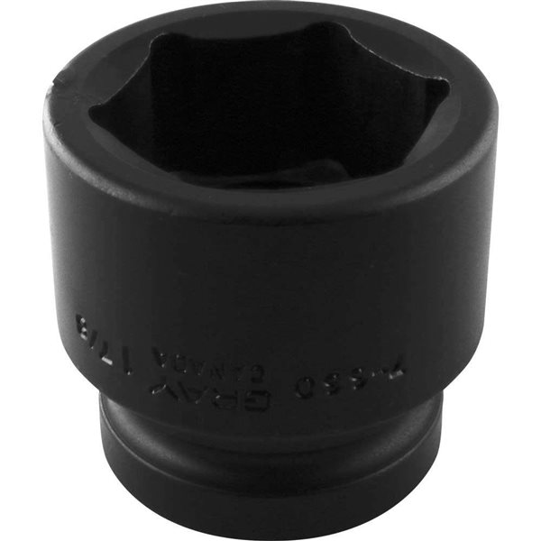 Gray Tools 1-7/8-in x 1-in Drive 6-Point SAE Shallow Impact Socket
