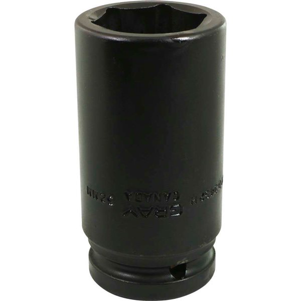Gray Tools 32 mm x 3/4-in Drive 6-Point Metric Deep Impact Socket