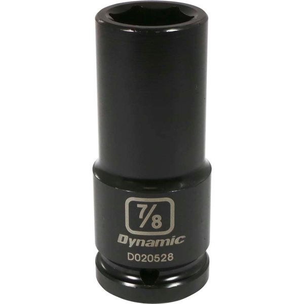 Dynamic Tools 3/4-in Drive 6-Point SAE 7/8-in Deep Length Impact Socket