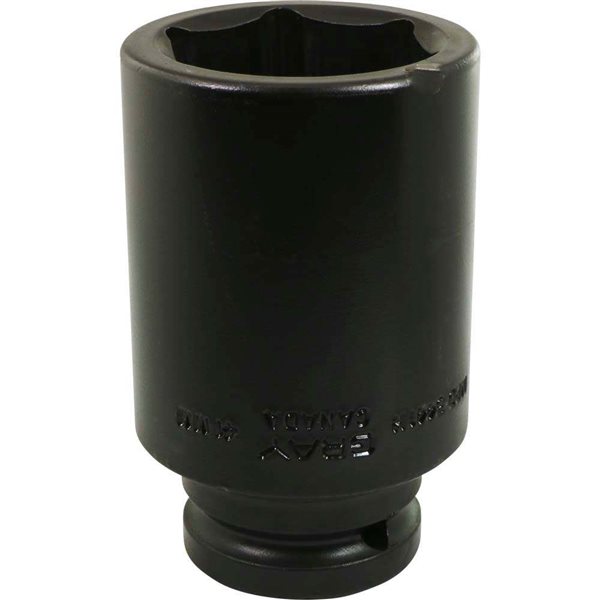 Gray Tools 41 mm x 3/4-in Drive 6-Point Metric Deep Impact Socket