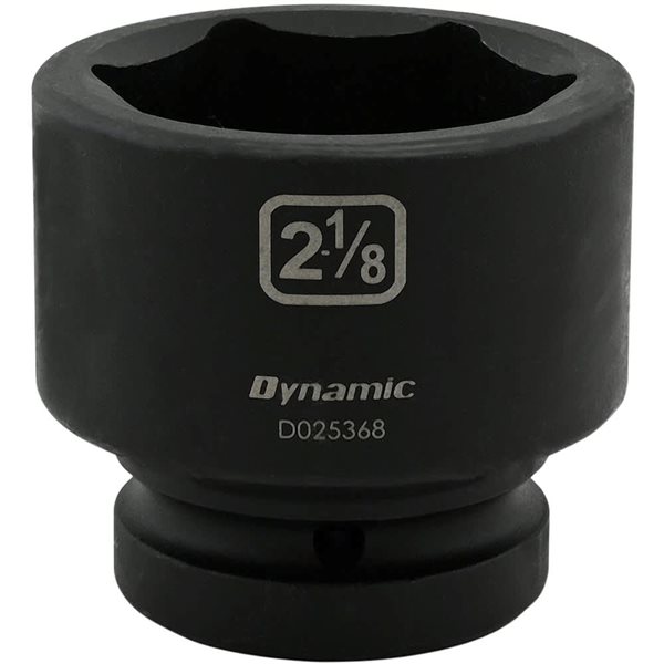 Dynamic Tools 2-1/8-in x 1-in Drive 6-Point SAE Shallow Impact Socket