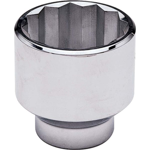 Gray Tools 1-7/16-in x 1-in Drive 12-Point Standard Chrome Finish Shallow Socket