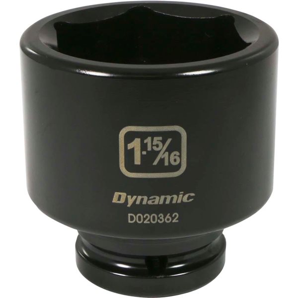 Dynamic Tools 3/4-in Drive 6-Point SAE 1-15/16-in Shallow Impact Socket