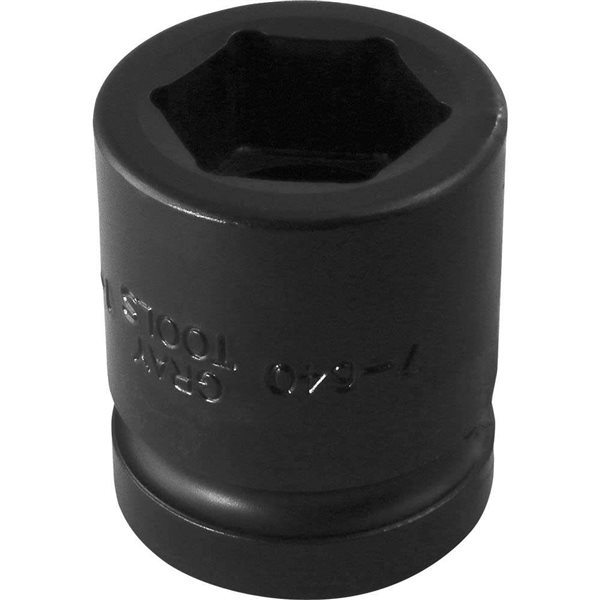 Gray Tools 1-1/4-in x 1-in Drive 6-Point SAE Shallow Impact Socket