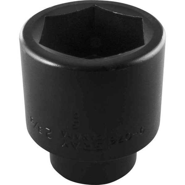 Gray Tools 2-3/8-in x #5 Spline Drive 6-Point SAE Shallow Impact Socket