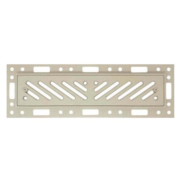 Best Access Doors 2.5-in x 12-in Flush Mount Floor Vent with Angled Slots and Damper - Beige