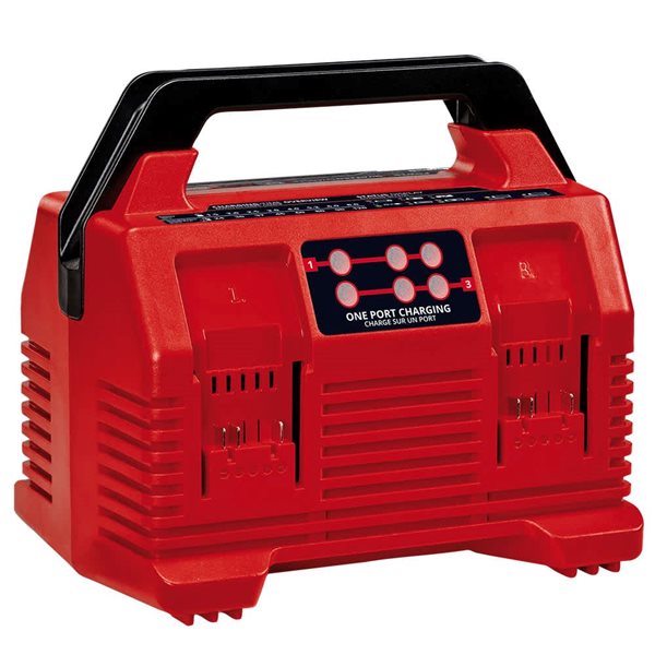 Einhell PXC Quattrocharger 4-Port Fast Charger 18 V 110-120 V for Einhell Cordless Tools