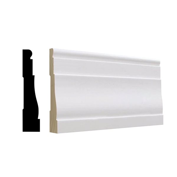 RESO 20-Pc 11/16 D x 3 1/4 W x 99-in L Primed Finger-Jointed Pine Casing Moulding - 160 ft