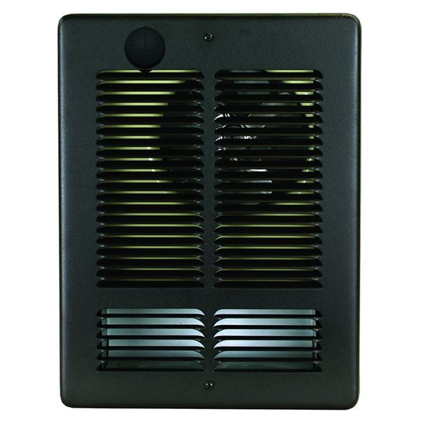 King Electric Black WSC Wall Heater 120 V 1500-750 W w/ Thermostat