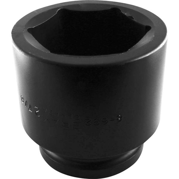 Gray Tools 2-7/8 x 1-1/2-in Drive Standard 6-Point Shallow Impact Socket