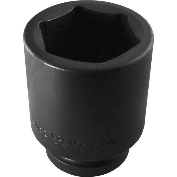 Gray Tools Standard 1-in Drive 6 Point Deep Length 2 3/16-in Impact Socket