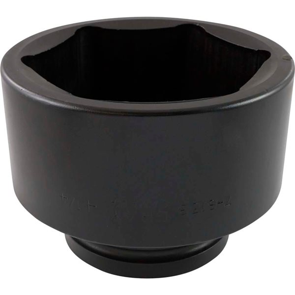 Gray Tools Standard 1-in Drive 6 Point Standard Length 4 1/4-in Impact Socket