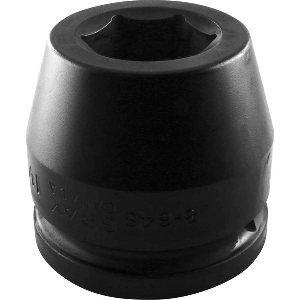Gray Tools Standard 1 1/2-in Drive 6 Point Standard Length 1 1/2-in Impact Socket