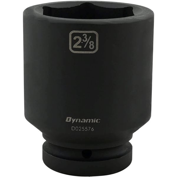 Dynamic Tools 2-3/8 x 1-in Drive Standard 6-Point Deep Impact Socket