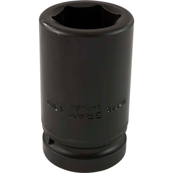 Gray Tools Standard 1-in Drive 6 Point Deep Length 1 5/16-in Impact Socket