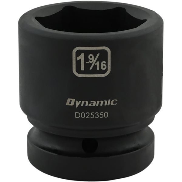 Dynamic Tools 1-9/16 x 1-in Drive Standard 6-Point Shallow Impact Socket