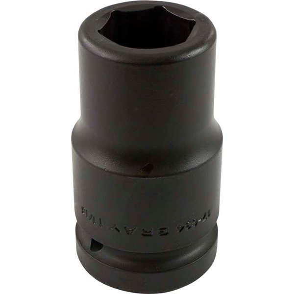 Gray Tools Standard 1-in Drive 6 Point Deep Length 1 1/16-in Impact Socket
