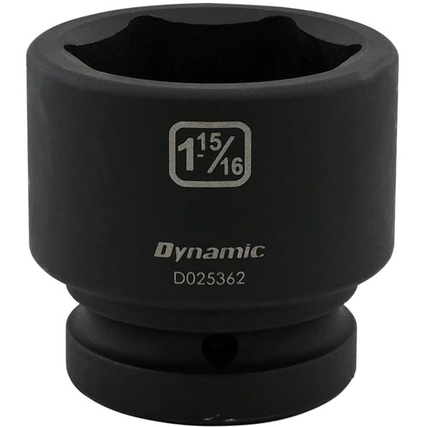 Dynamic Tools 1-15/16 x 1-in Drive Standard 6-Point Shallow Impact Socket