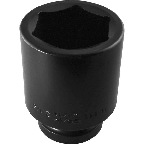 Gray Tools Standard 1-in Drive 6 Point Deep Length 2 1/8-in Impact Socket