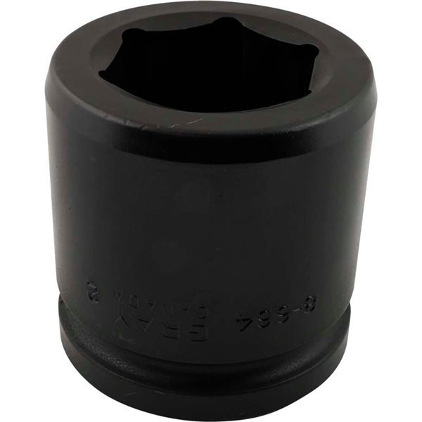 Gray Tools Standard 1 1/2-in Drive 6 Point Standard Length 2-in Impact Socket