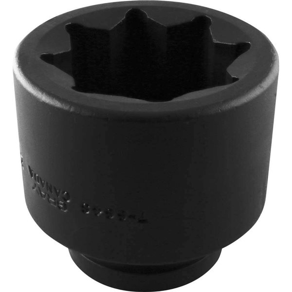 Gray Tools Standard 1-in Drive 8 Point Standard Length 2-in Impact Socket