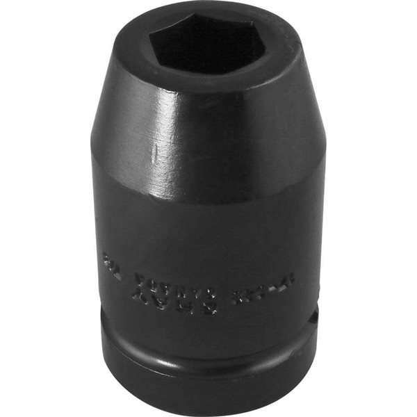 Gray Tools Standard 1-in Drive 6 Point Deep Length 7/8-in Impact Socket