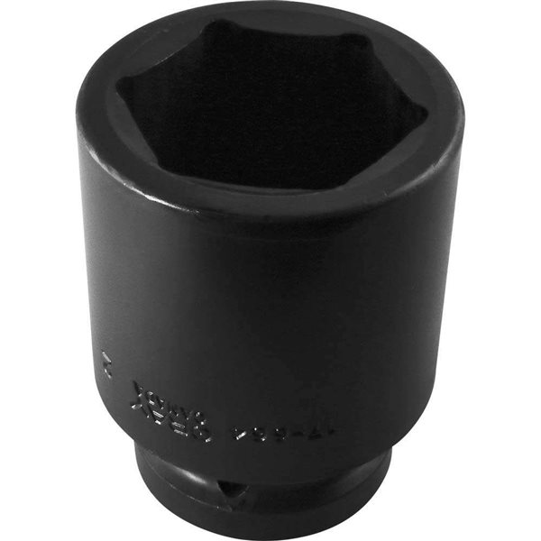 Gray Tools Standard 1-in Drive 6 Point Deep Length 2-in Impact Socket