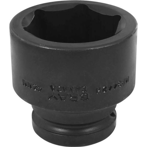 Gray Tools 42 mm X 3/4-in Drive Metric 6-Point Shallow Impact Socket